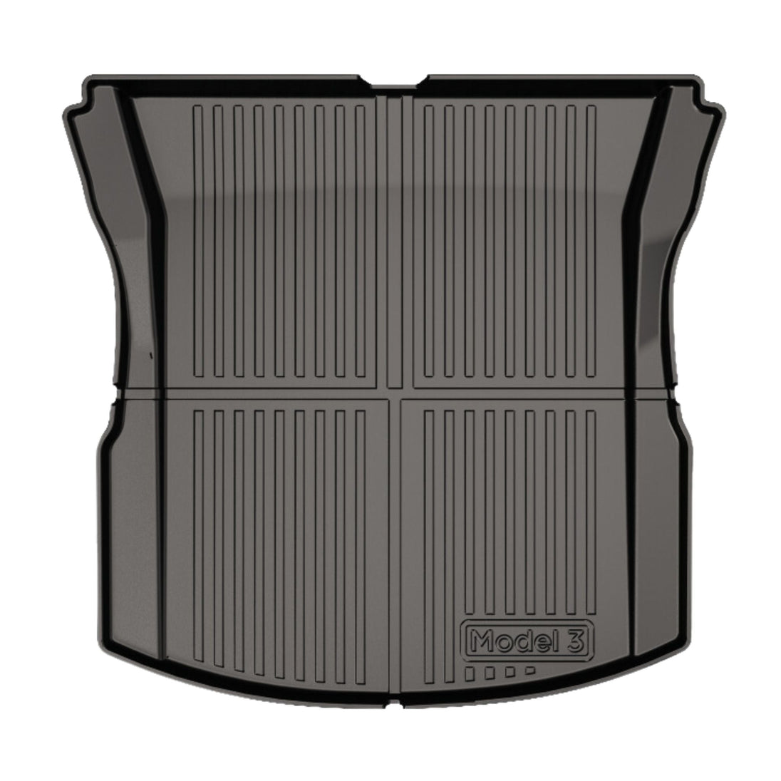 Model 3 – Bagasjeromsmatte TPE Highland – sett ovenfra