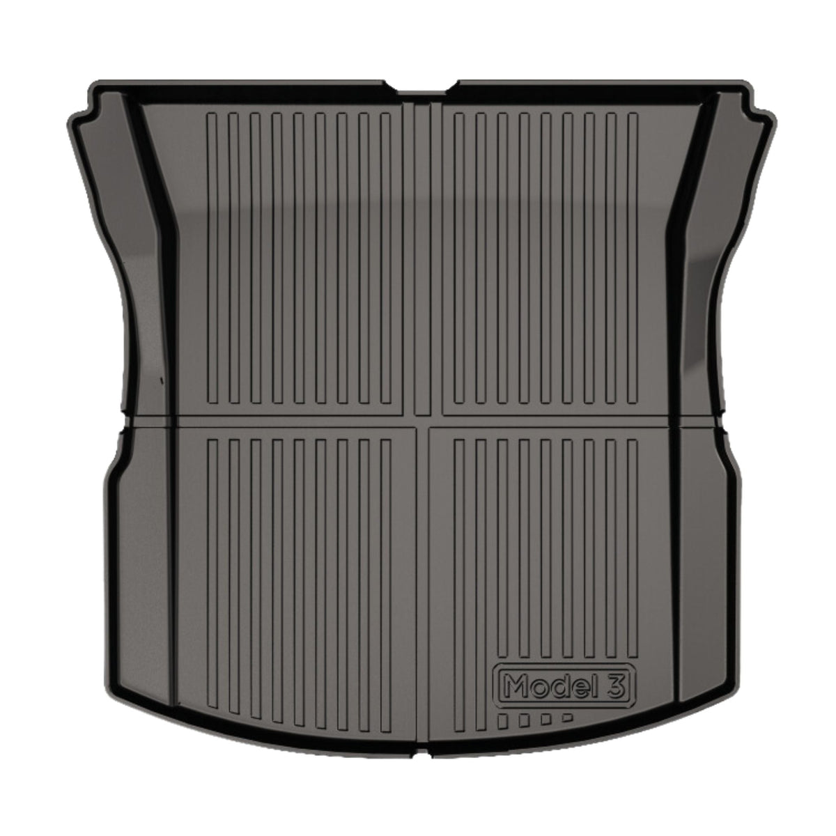 Model 3 – Bagasjeromsmatte TPE Highland – sett ovenfra
