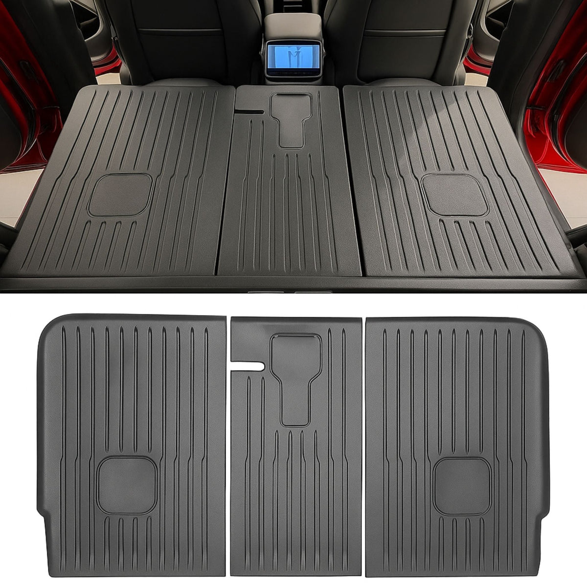 Bagasjeromsmatte for baksete – Tesla Model Y Juniper - bilde 2
